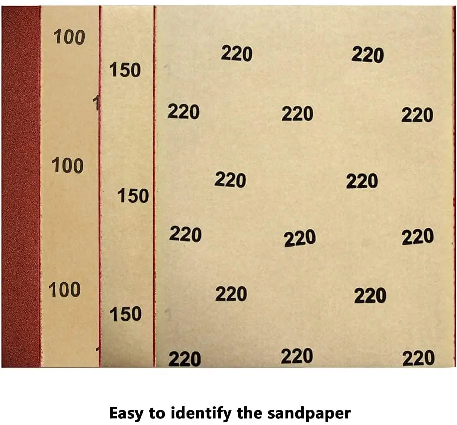 Sandpaper for Wood Sanding Sheets Sandpaper Assortment For Sanding Block and Sheet Sanders