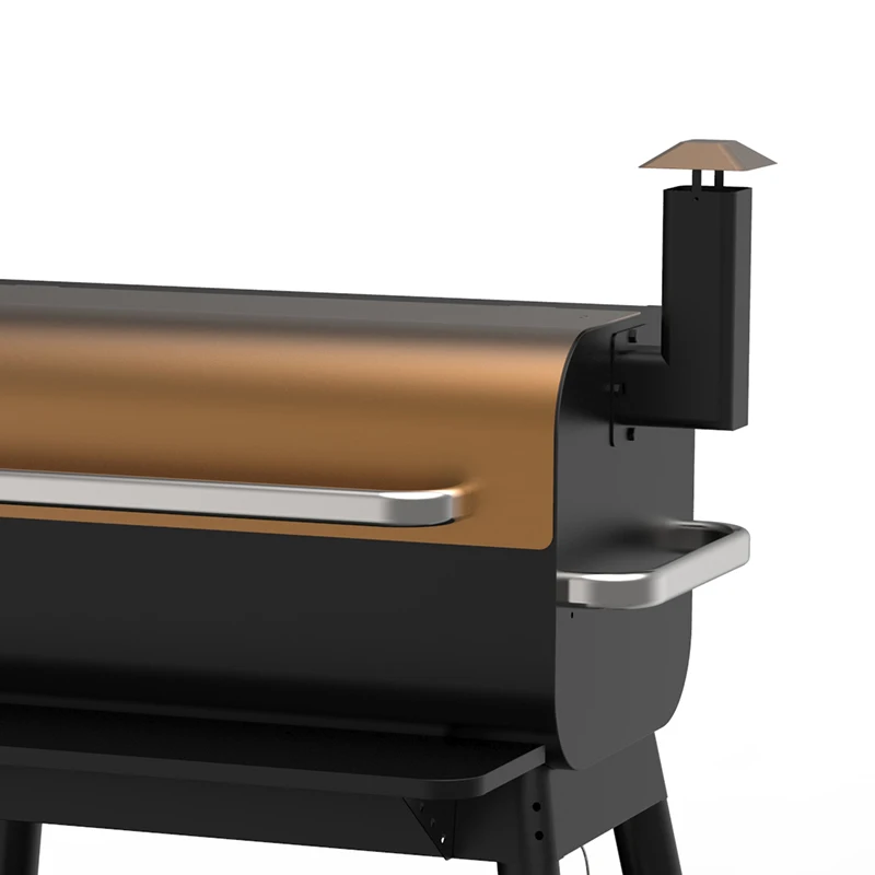 Profession ODM OEM Outdoor Garden Premium Trolley Wood Pellet Grill Smoker Barbecue Charcoal BBQ Grill