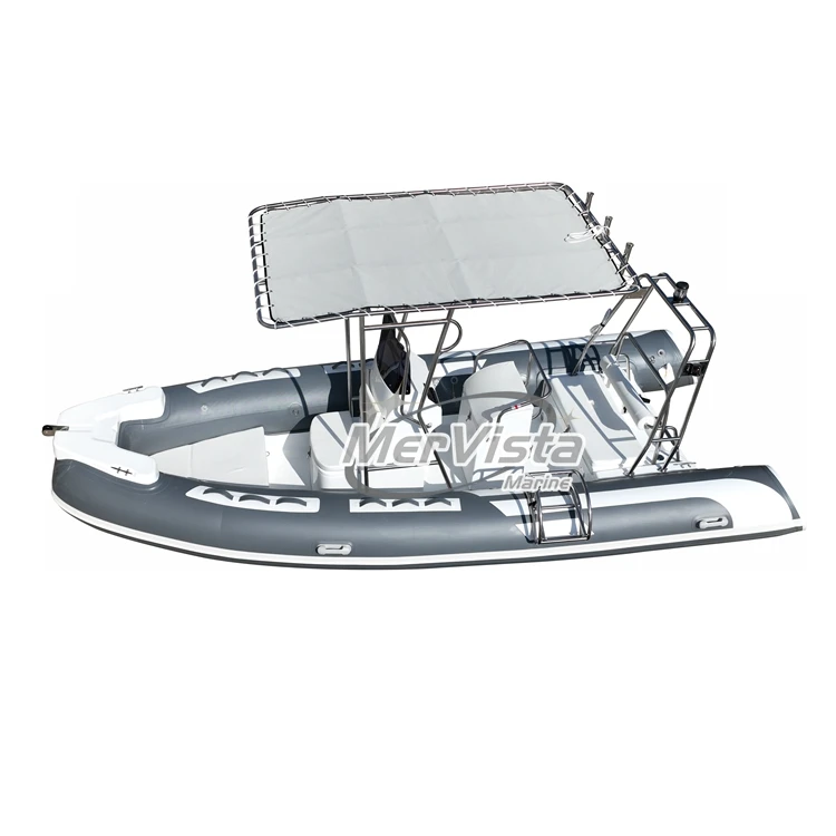 17ft center console boat bateau demi rigide rib barci de pescuit sportiv fiberglass rib 520