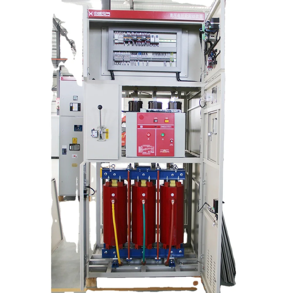 High Voltage Integrated Reactance Soft Start Switchgear Fans Water Pumps Motor Drive Air Compressors Soft Starter Devices