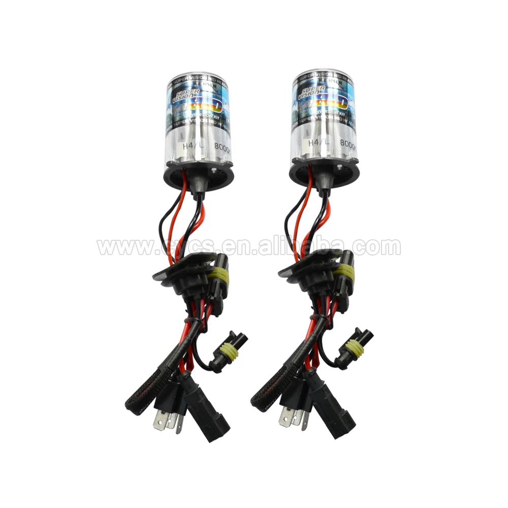 4300K 6000k 8000k 12V 35w H4-2 H4L H4H hid xenon light bulb H4 high low xenon halogen car hid xenon lamp