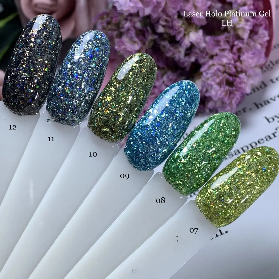 Cos Beauty New style glitter gel polish Pretty Color gel platinum Long-Lasting Glitter Gel with OEM/ODM Available