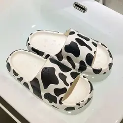 Ins Trend Cute Milk Pattern Custom Slipper 3D Logo Mens Men Shoe Sliding Sandal Custom Slipper