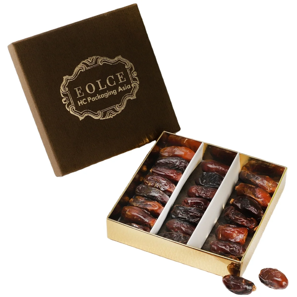 craft paper slim chocolate box arabic chocolate date palm boxes new trend for valentine/ Noel Day/ Gift For Friend