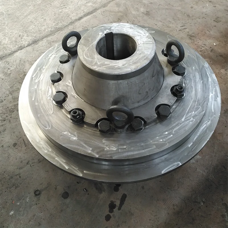 Custom Forged Alloy Steel Elastic Drive Shaft Coupling Flexible Coupling Rubber Block Coupling