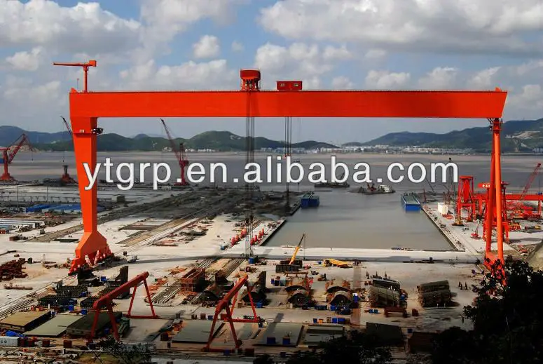 Heavy Duty Rail Mounted Shipbuilding Gantry Crane Ship Yacht Use Ship Building Crane 600ton 700ton