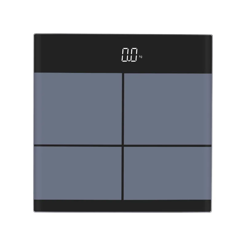High Quality 200kg Bathroom Body Scale 6mm Tempered Glass Platform Electronic Body Scale