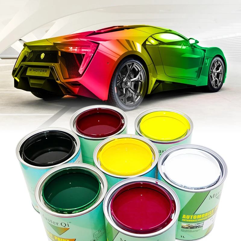 Factory price Manufacturer High Quality High Coverage Refinish Automotive Paint 1k Metallic Car Paint