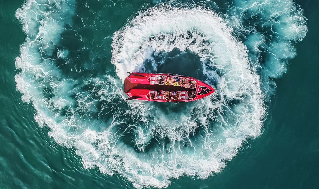 Alesta Marine Luxury Commercial Jet Boat BLUE New Fiber Glass Entertainment Speed Boat Best Quality White Ocean Sea Lake River