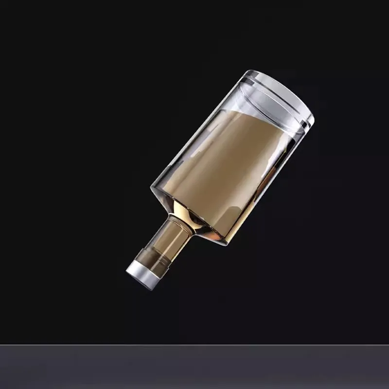 Factory high quality 100ml 375ml 500ml 750ml rum alcohol whiskey gin vodka Wine patron tequila glass bottle With Stopper Cork