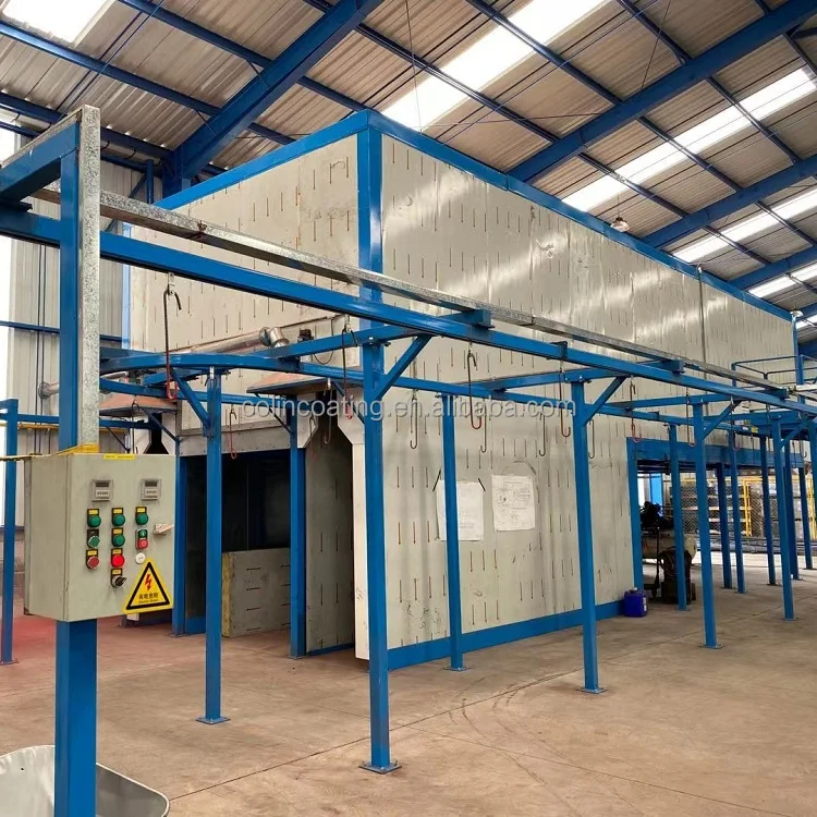 Robot Spraying Full Automatic Painting System Powder Coating Line