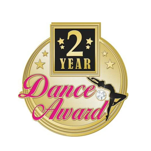 Noble Manufacturer Wholesale Creative Metal Dance Figure With Pink Glitter Custom Logo Dance Trophy Awards Crafts Years Pins