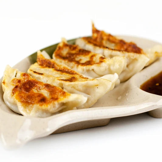 Замороженные приготовленные японские вегетарианские овощные пельмени Gyoza