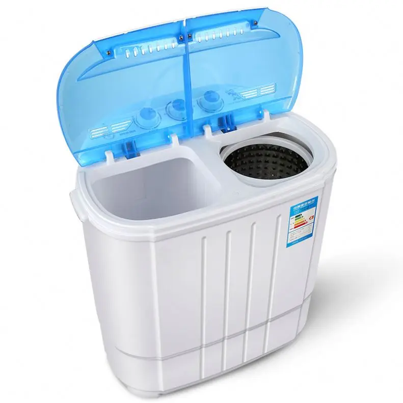 High Performance OEM Motor Plastic CE EMC Color Automatic Material Electric Twin Tub Clothes Portable Washing Machine