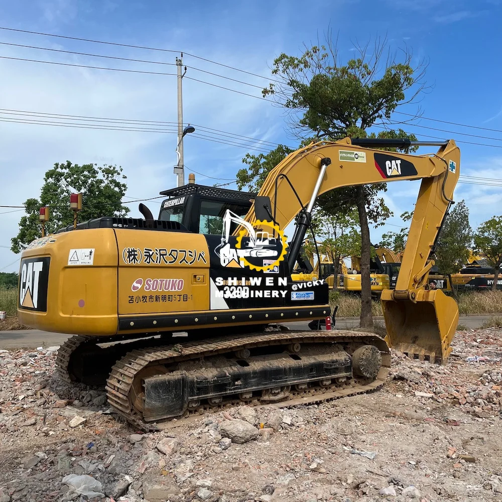 Used CAT 320D excavator, escavadeira CAT 320D 320DL 320D2 320C 320BL digger, earthmoving mining work heavy duty equipment
