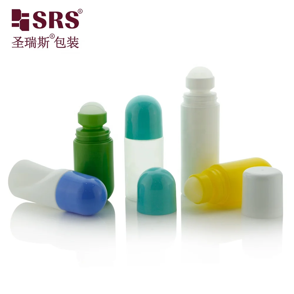 Wholesale Antiperspirant Plastic Roller Bottle 90ml Empty Container 3oz PP PCR Deodorant Bottle Manufacture