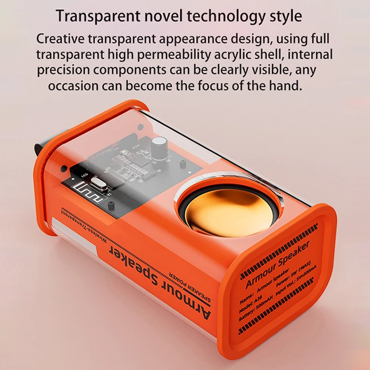 TOPU.Y 2023 latest USB Player Waterproof BT Portable Speaker Super Quality Outdoor Wireless Speaker