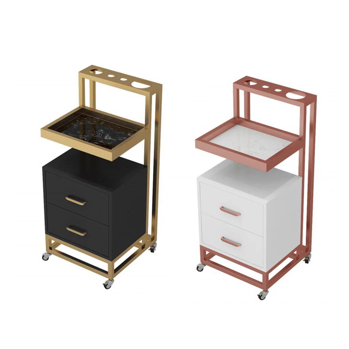 hot sale Factory wholesale cheap beauty modern salon equipment adjustable rolling trolley cart for beauty machine