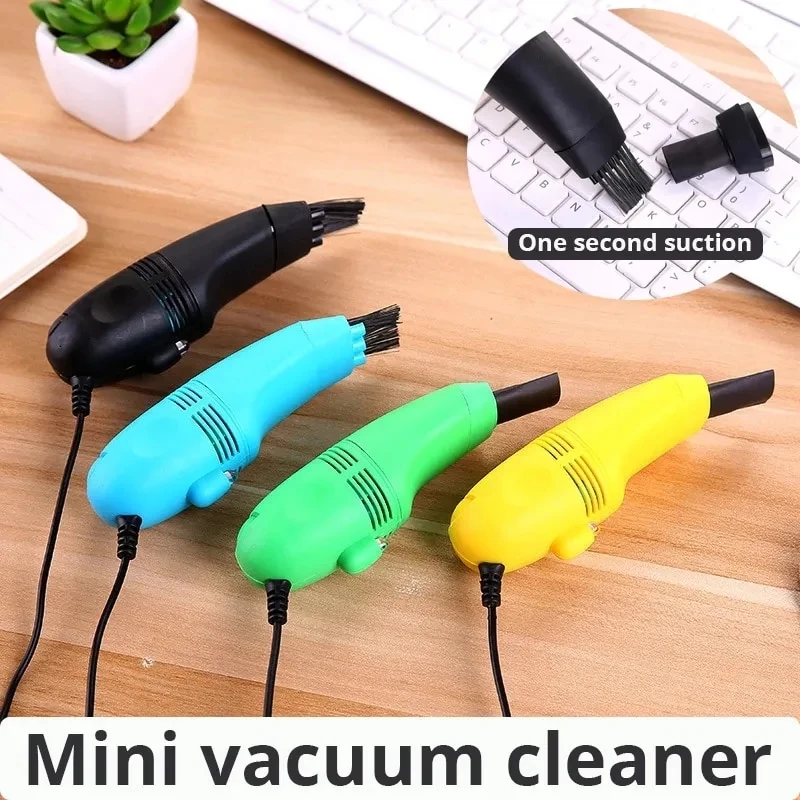 Mini Vacuum Cleaner Keyboard Cleaning Brush Laptop Shell Cleaner Dust Brush Portable USB Handheld Vacuum Cleaner Cleaning Tools