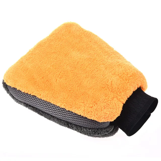 
Hot selling microfiber mitt cleaning glove 