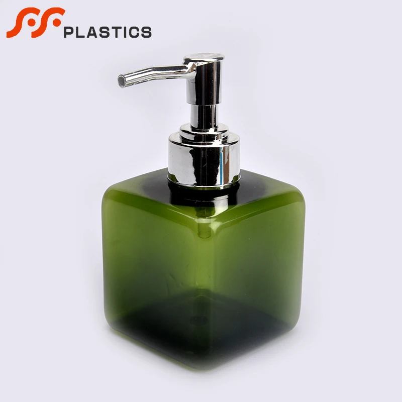 Square liquid shampoo foam soap bottles hand wash lotion pump bottle