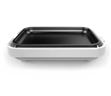 Convenient Easy Clean Up Non-stick Coating Table Grill with Two Plates Ready Flat and Takoyaki