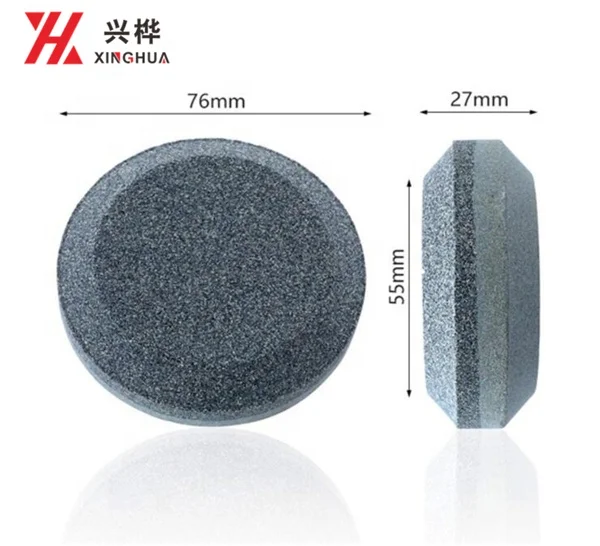 Xinghua 120 240 sharpening whetstone mini hand held round shape for Knife Sharpener
