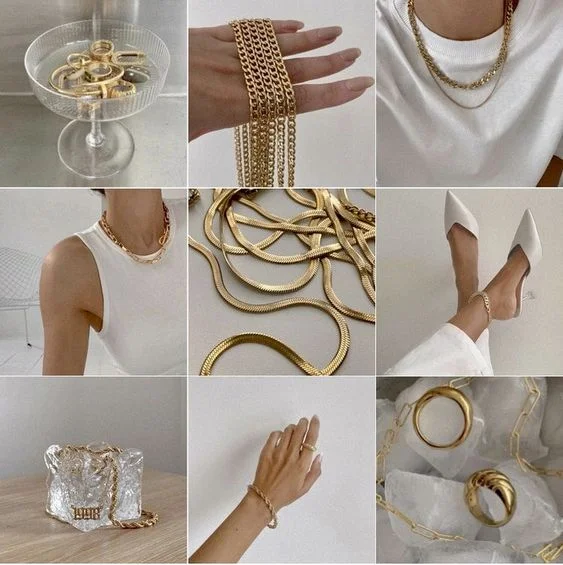 Customized Waterpoof 24K 14K18K Gold Plated American Stainless Steel Couple Ring Bulk Steel Gold Cuban Link Chain Rings Jewelry