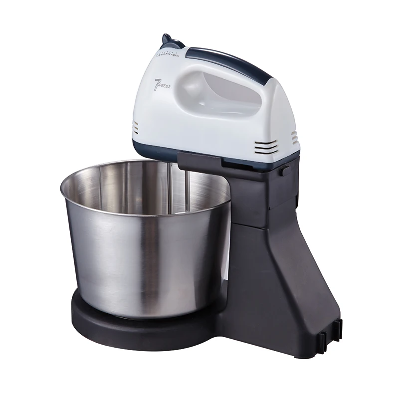 Commercial 2 In 1 304 Stainless Steel Handle Whisk Cake Cream Semi-Automatic Rotating Egg Beater