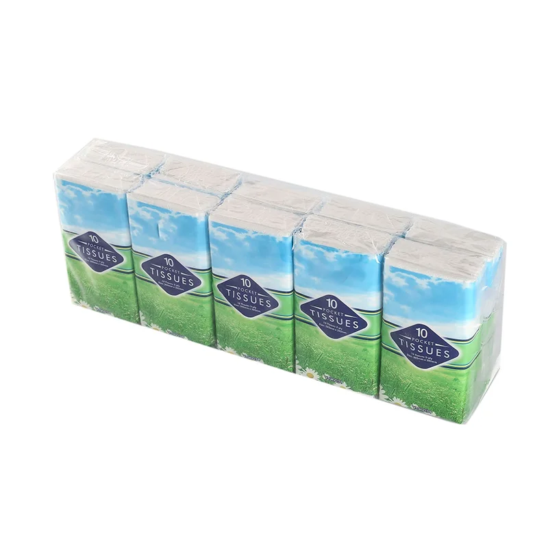 Mini Pocket Tissue is Easy to Carry Bulk Pocket Tissue Packs Handkerchief Pocket Tissue Paper