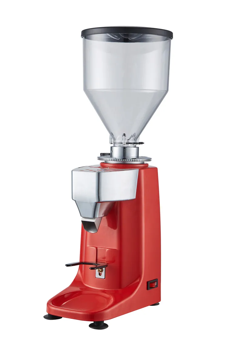 Factory Price Commercial Coffee Grinder Electric Coffee Machine for Sale Burr Coffee Grinder Free Spare Parts Aluminum DC Motor