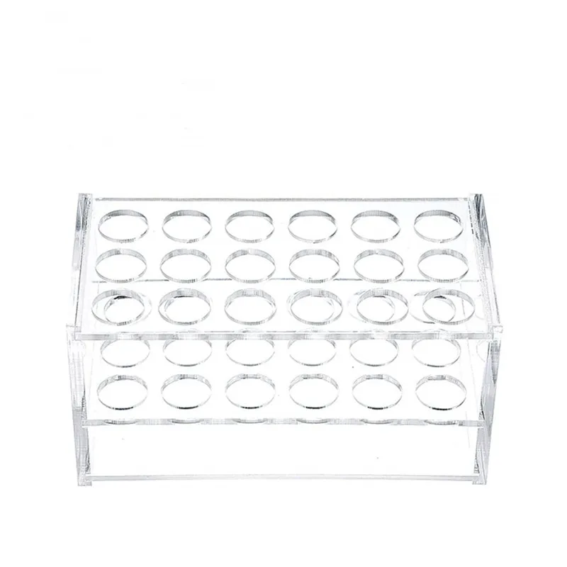 Прозрачный акриловый держатель для испытательной трубки, стойка, держатель для центрифуги, подставка из перспекса для лабораторного держателя