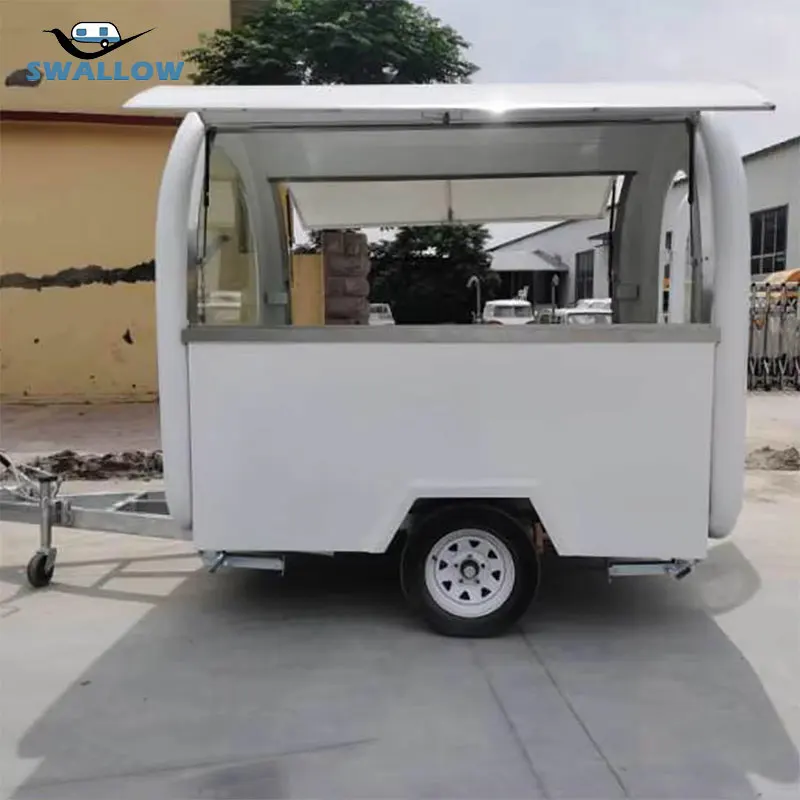 Лучшие цены из нержавеющей стали пищевые тележки и прицепы из нержавеющей стали хот-дог тележки для мороженого