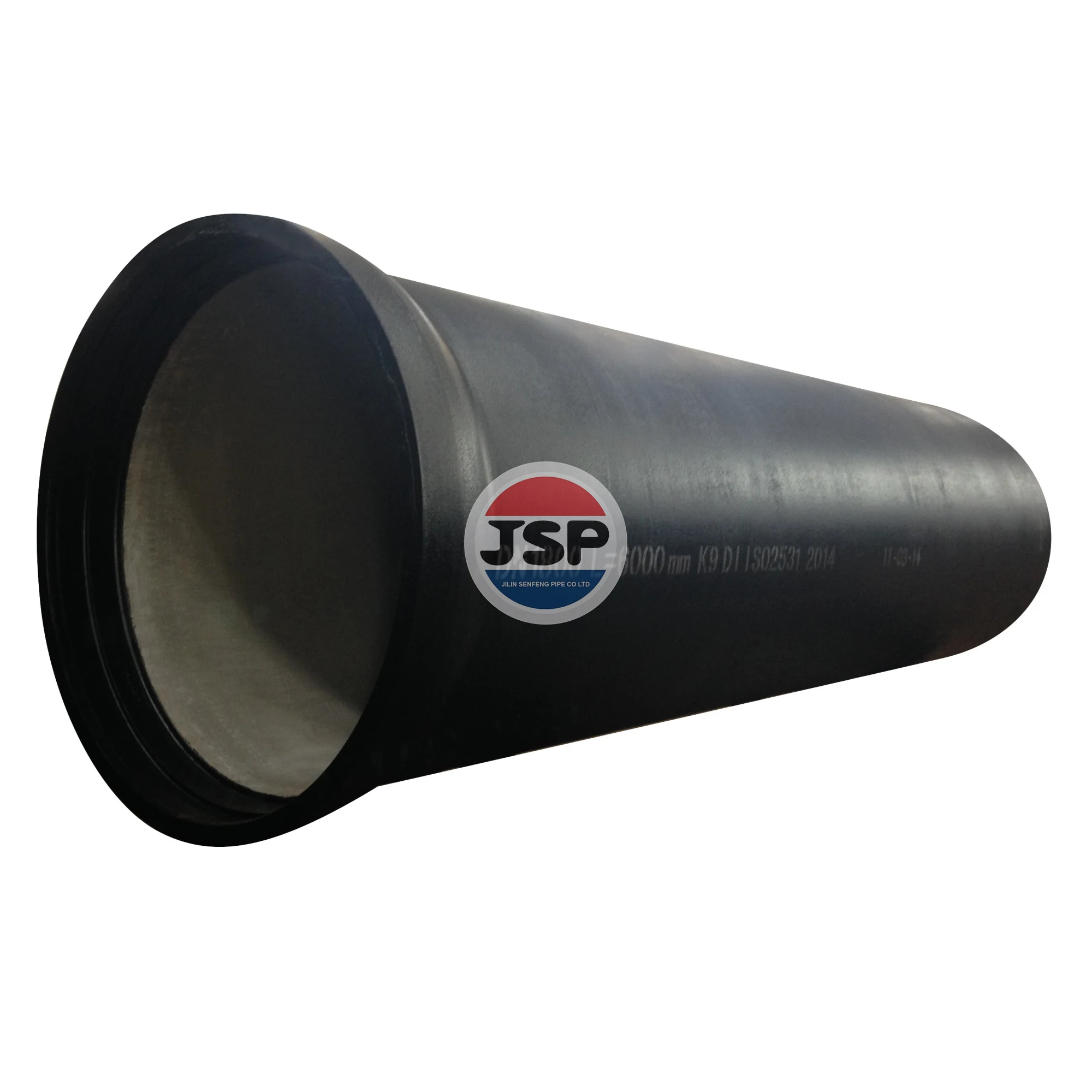 JSP, низкая цена, Заводская распродажа, труба из ковкого чугуна ISO2531/EN545 K9 BSEN545, труба из ковкого чугуна для питьевой воды