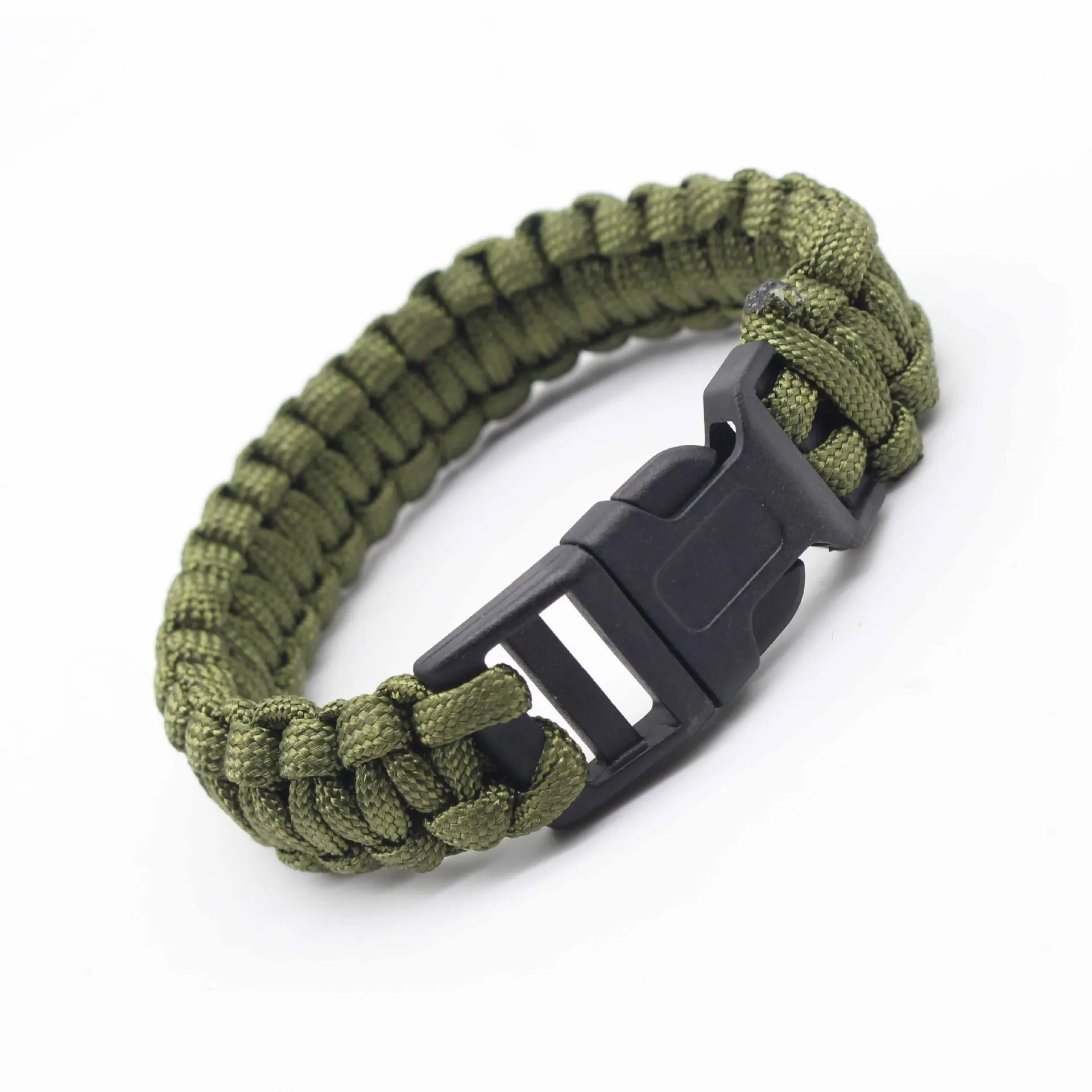 2024 Custom Paracord Bracelet Outdoor Polyester Braided Rope Seven-Core Emergency Camping Survival Bracelet