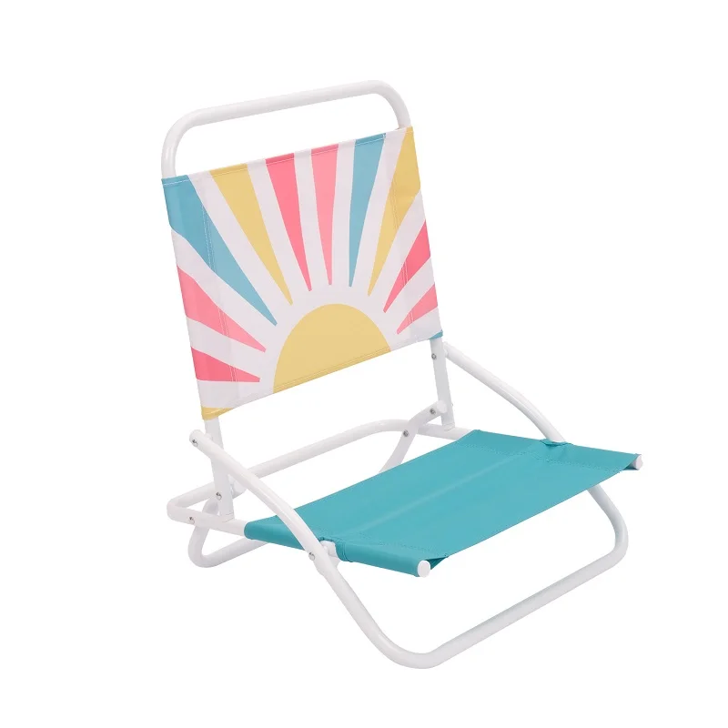 High Quality Folding Low Seat Beach Chair Portable Lightweight Foldable Sea Beach Chair