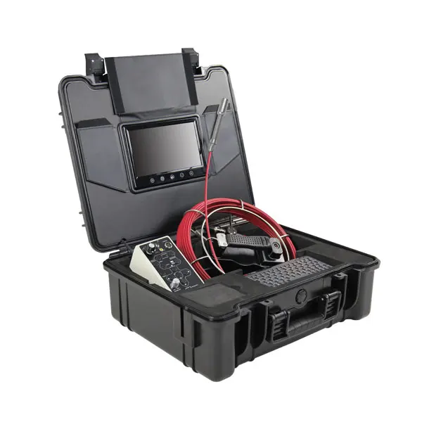 30M Red Cable Endoscope Sewer Plumbing Inspection CCTV Dome Camera System Used For Pipe Drain Inspection With 512hz Locator