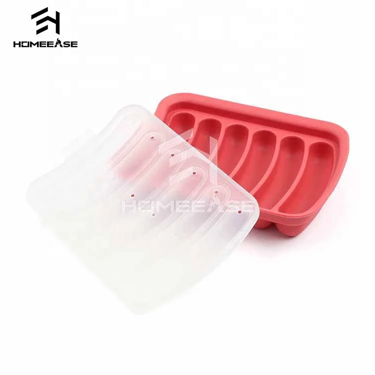 Eco-friendly Kitchenware Baking Tools Home Diy Hot Dog Refrigerate Silicone Sausage Mold