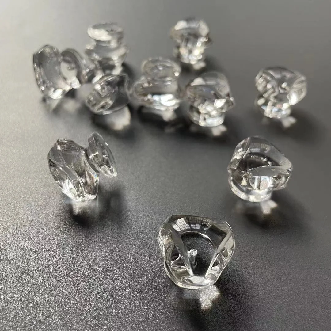 Mini Crystal Door Knobs Decorative Small Jewelry Box Handle Acrylic Drawer Cabinet Clear Pull Handles