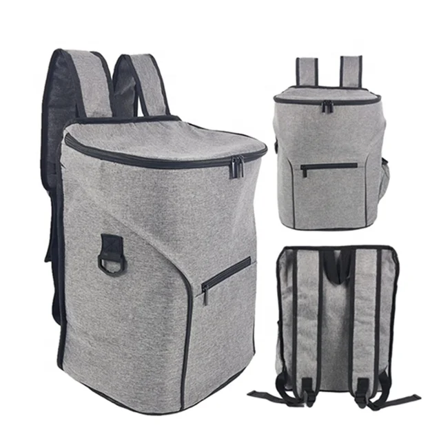 Lightweight Large Capacity 600D Polyester Fabric With Peva Lining Insulated Picnic Camping Oxford Soft Cooler Backpack