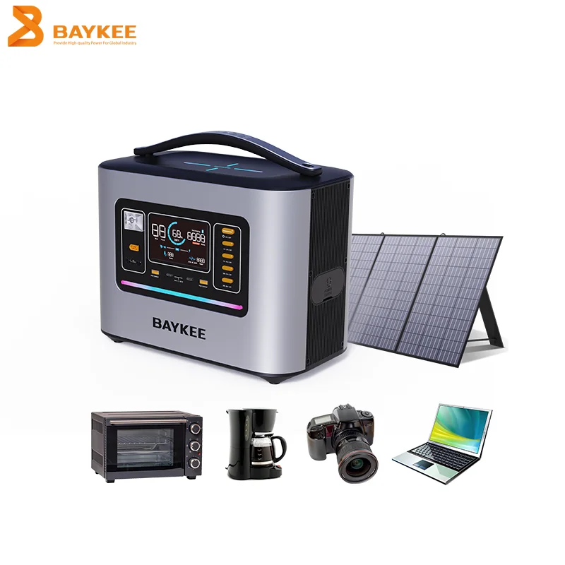 Portable Solar Generator 3000w Power Supply Lithium Camping 110-240V Portable Charger Power Station With AC DC USB