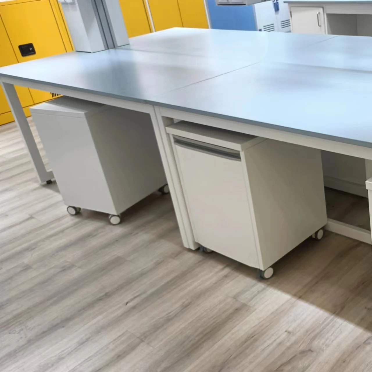 Modern Used Lab school Furniture Lab Bench with Mobile Cabinet School Computer Lab Tables university Bench and Desk