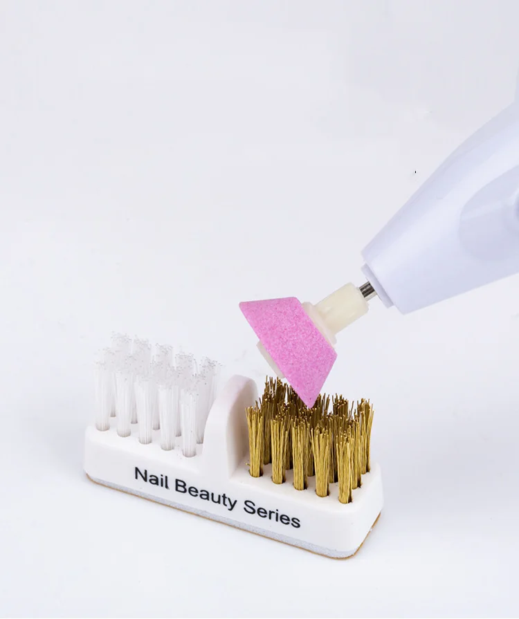 Electric Manicure Drills Cleaning Brush Nail Drill Bit Copper Wire Grinding Head Clean Brushes Dental Drill Bit Clean Brush