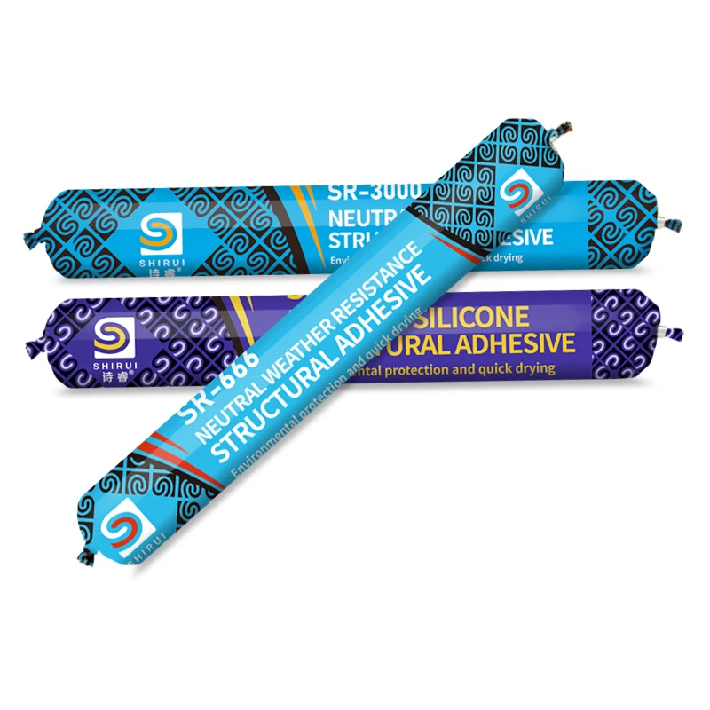 Neutral silicone weather resistant structure adhesive building decoration anti-mildew engineering structure adhesive