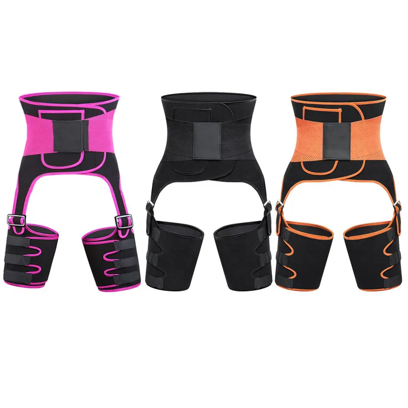 Wholesale Upgrade Slimming Underwear 3 In 1 Waist Trainer Thigh Eraser Trimmer Strap Leg Butt Lifter For Women