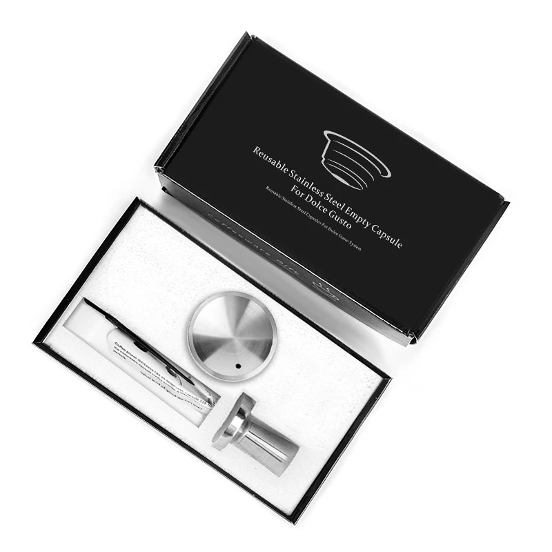 Электронная коммерция 1Pod 1Tamper набор Кофеварка предлагает перезаряжаемую кофейную пищевую систему многоразового использования Dolce вкусовые