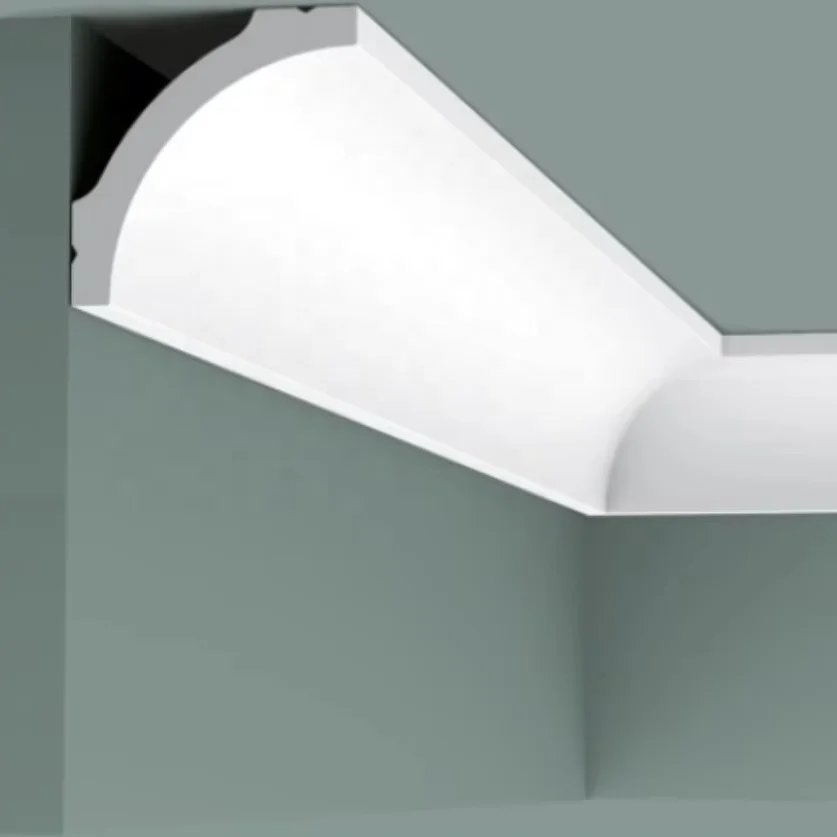 Factory Directly Sale Kitchen Cabinet Skirting Board Plaster Ceiling Coving Cornice PS PU Plastic Foam Crown Moulding