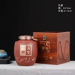 Large capacity wine storage container ceramic bottle custom manufacturer custom bottle
