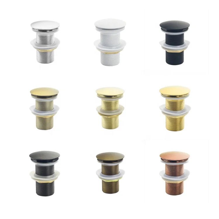 Brass Pop Up Drainer  Bathroom Basin Union Waste