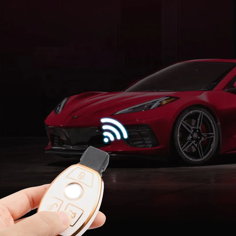 Premium Soft TPU Key Case Cover for Mercedes Benz  C E S M CLS CLK G Class Keyless Smart Key Fob shell